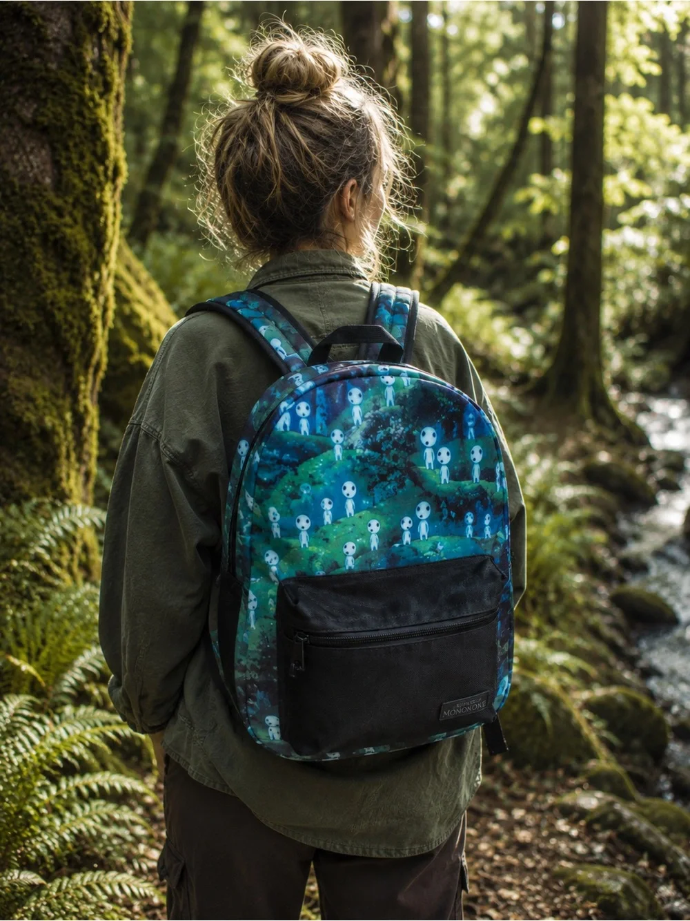 Official Studio Ghibli Princess Mononoke Kodama Backpack by BioWorld Anime